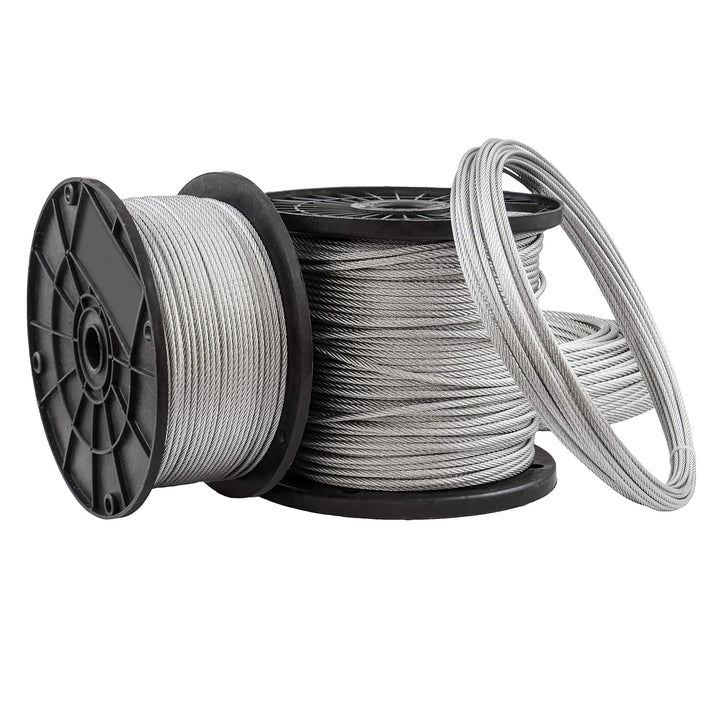 25 m Drahtseil 8mm TOP ARTIKEL 6x19 Stahlseil verzinkt Drahtseil Seil Stahl Draht Forstseil Windense