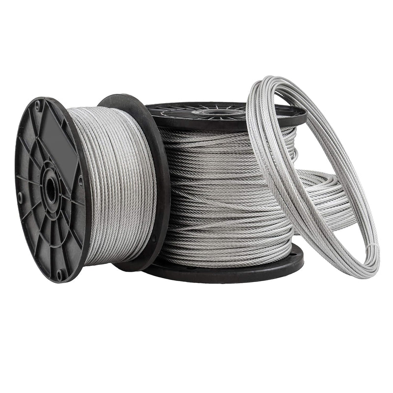10 m Drahtseil 8mm TOP ARTIKEL 6x19 Stahlseil verzinkt Drahtseil Seil Stahl Draht Forstseil Windense