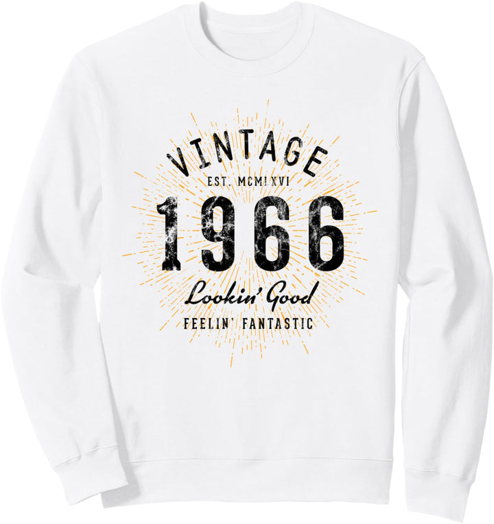 Vintage Geburtstag geboren 1966 Sweatshirt