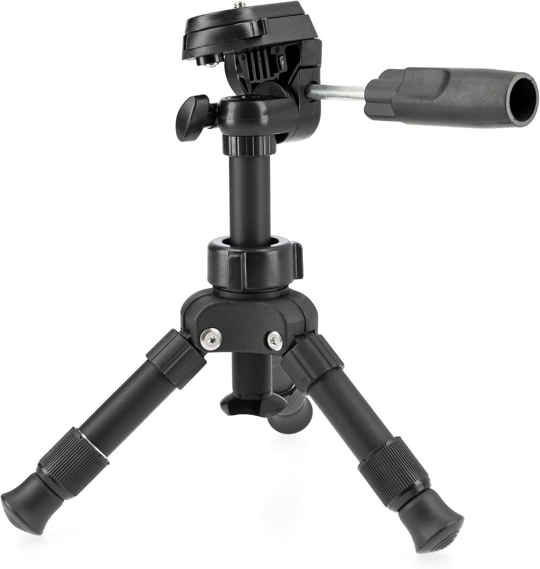 ayex Leichtes Robustes Kamera Stativ mit 3-Wege-Kopf Schnellwechselplatte & Wasserwaage Aluminium