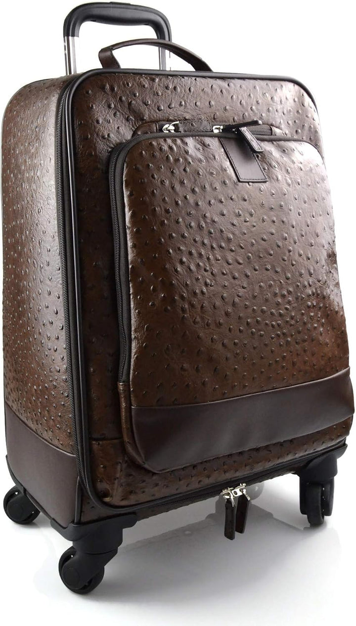 Leder reisekoffer troller kaffee leder reisetasche manner damen mit griff leder tasche reise tasche