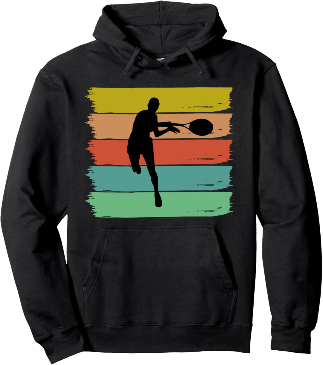 Vintage Tennis Design für Tennisspieler | Tennis Pullover Hoodie