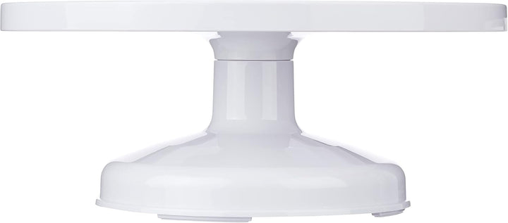 IBILI 789301 Torten-/Kuchenständer drehbar/hoch 31 cm aus Kunststoff, weiss, 31 x 31 x 12.5 cm Hoch