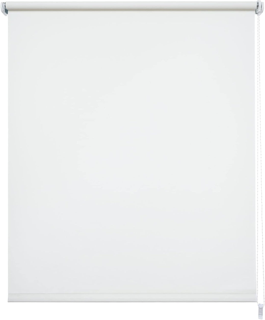 Liedeco® Rollo, Fenster Rollo, Kettenzug-Rollo / 162 x 180 cm (Breite x Höhe), weiss / lichtdurchläs