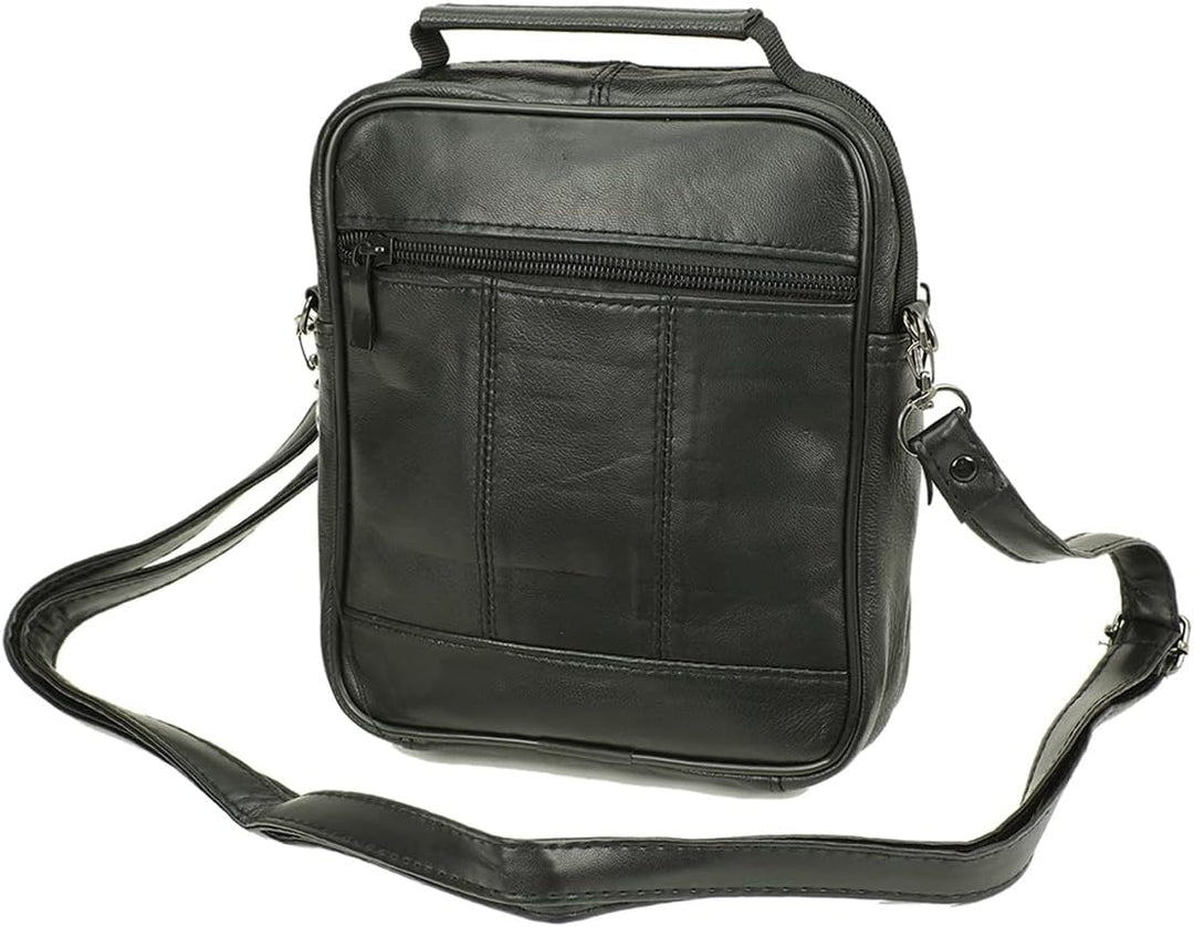 Echt Leder Herren Arbeitstasche Umhängetasche Herrentasche Schultertasche Messenger Flugbegleiter Sc