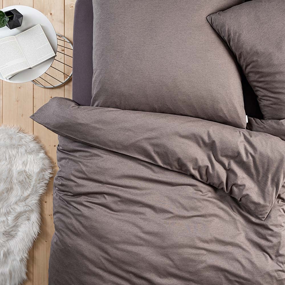 ESTELLA Bettwäsche Takoma | Taupe | Kissenbezug