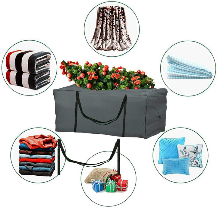 Aufbewahrungstasche Deluxe XXL (175x80x60 cm) und Schutzhülle für Auflagen - Gartenauflagen Aufbewah