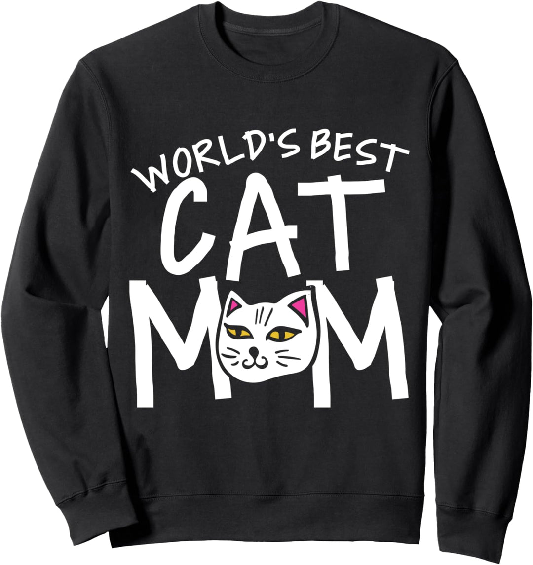 Worlds best cat mom Sweatshirt