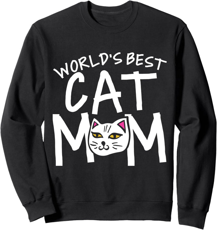 Worlds best cat mom Sweatshirt