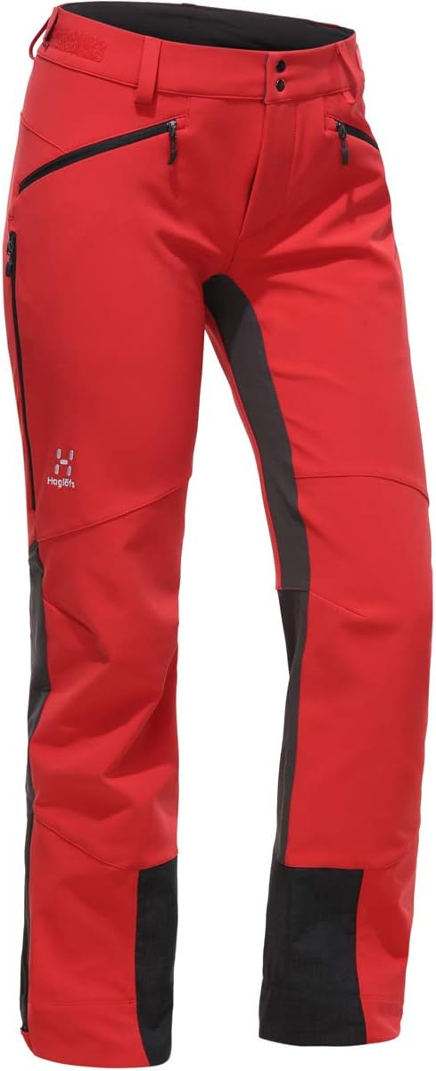 Haglöfs Softshellhose Frauen Rando Flex Pant wasserabweisend, elastisch 46 Hibiskus Re, 46 Hibiskus