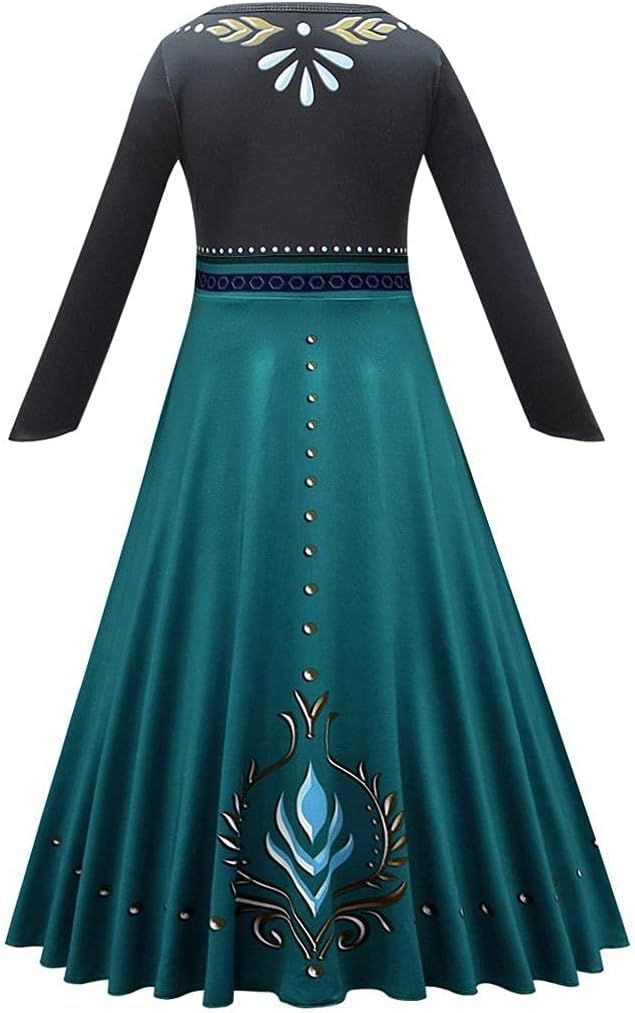 Lito Angels Prinzessin Königin Anna Krönung Kostüm Kleid für Kinder Mädchen, Eiskönigin Krönungsklei