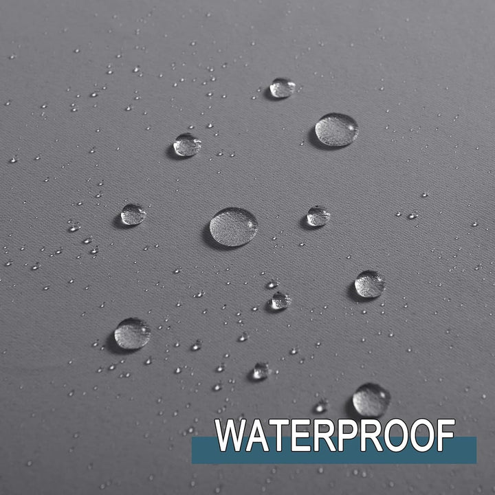 PONY DANCE Outdoor Gardinen Wetterfest 2er Set Terrasse Vorhänge Wasserdicht H 274 x B 132 cm Outdoo