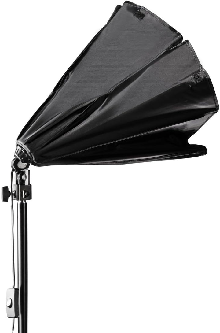 Walimex Daylight Set 250 Studioset (250 Watt Daylight, Octagon Softbox 55 cm und