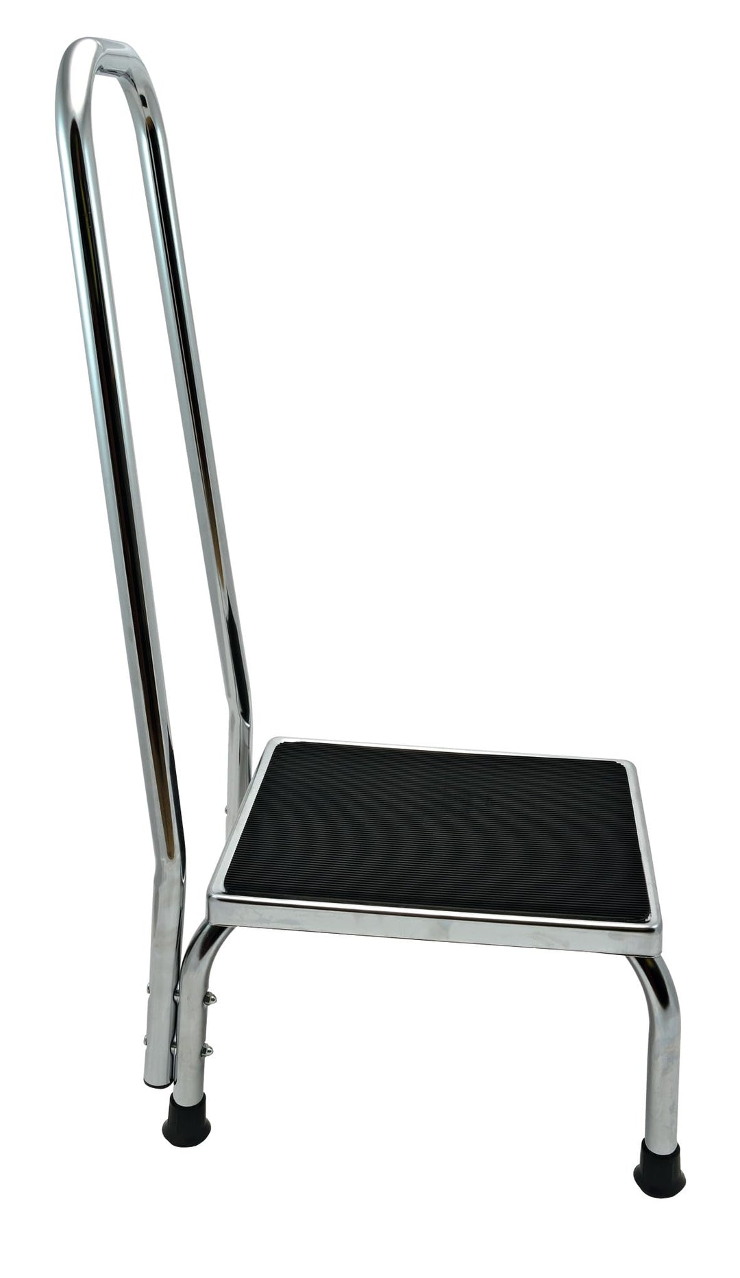 Trittstufe aus Metall mit gebogener Haltegriff, Fusstritt, Trittstufe,Tritthocker