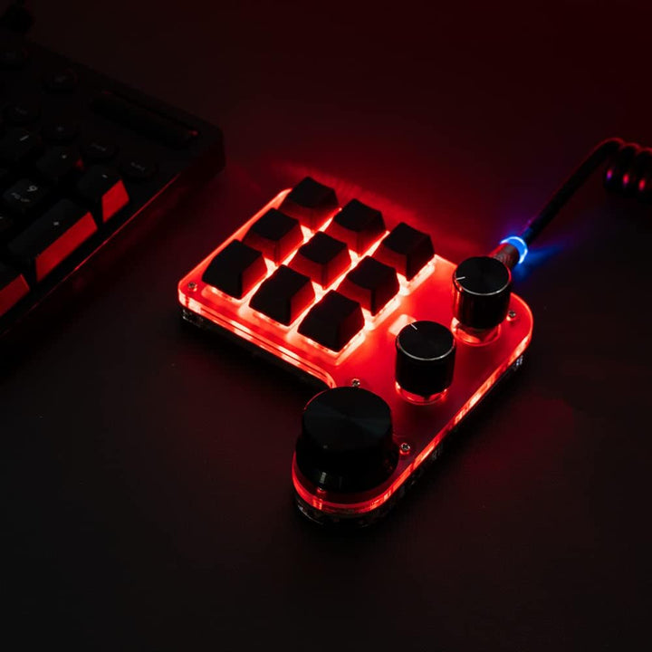 Mechanische Mini Makro Tastatur - Kabellos, Programmierbar, Hot-Swap Gaming Keyboard mit RGB Beleuch