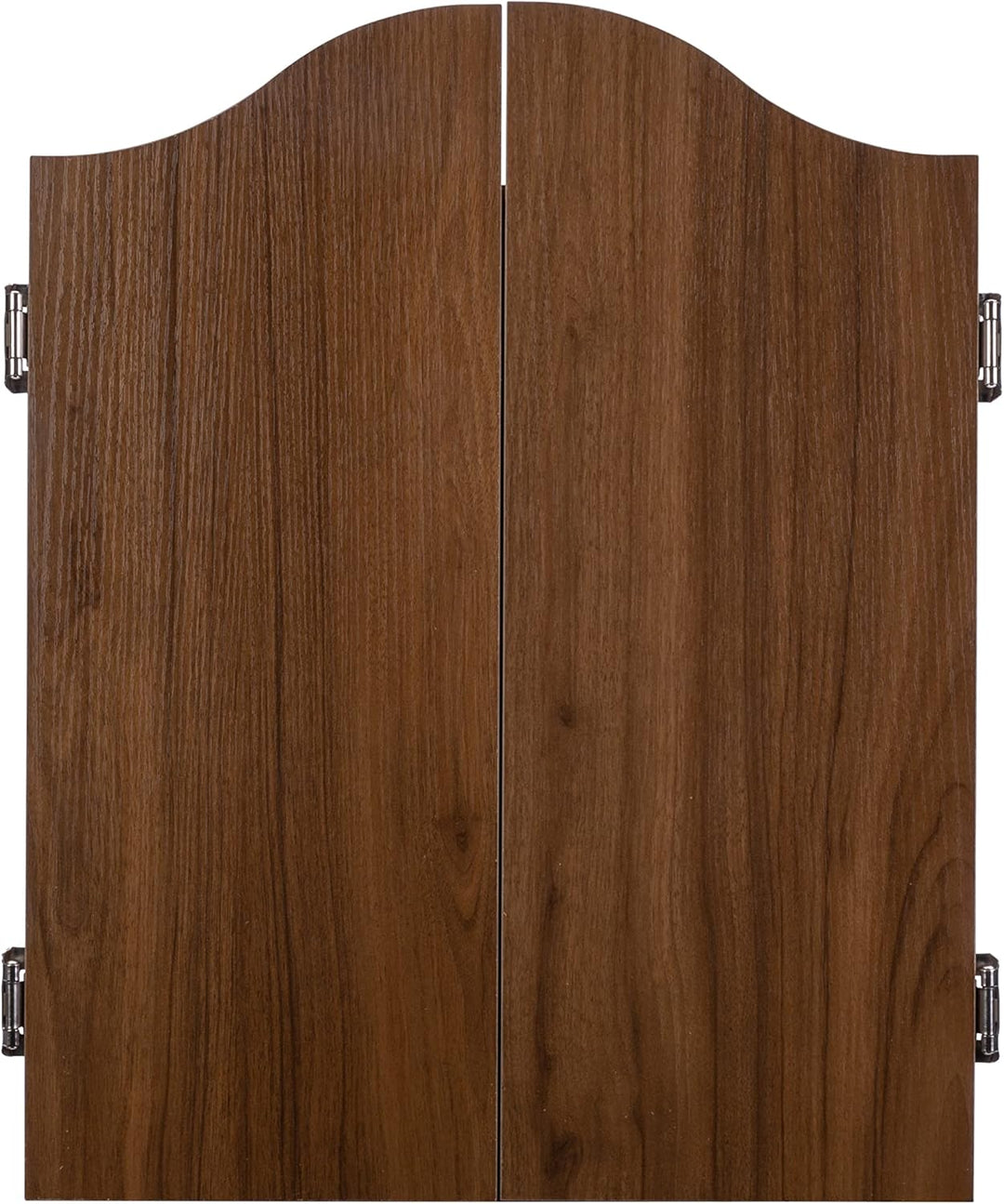 Holz Dartschrank, sisal Dartscheibe, inbegriffen 6 Darts 18gr und Zubehör Kastanie, Kastanie