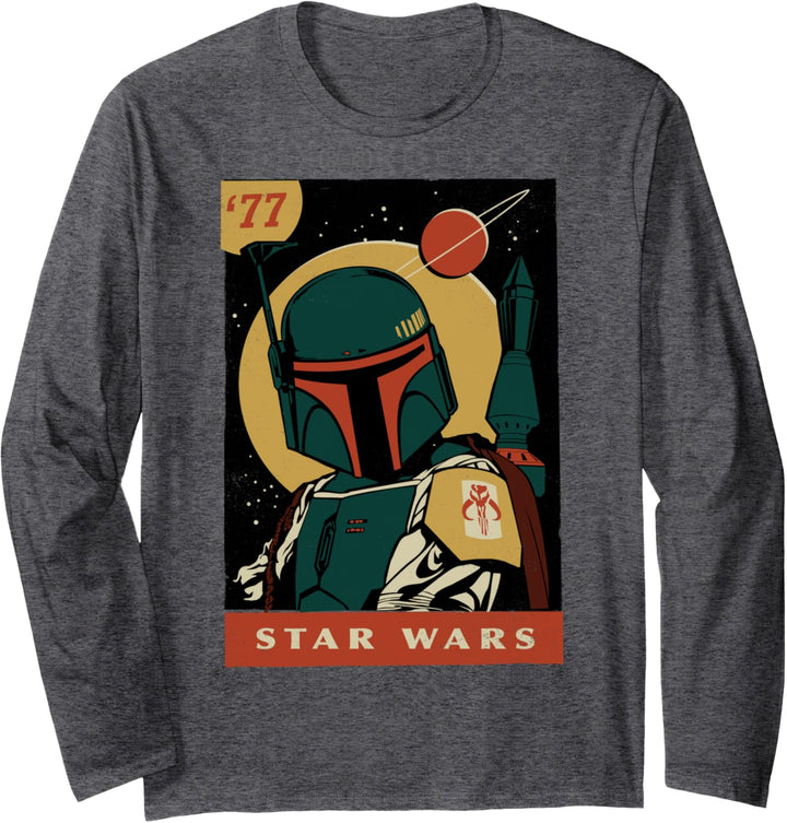 Star Wars Boba Fett '77 Bold Comic Cover Langarmshirt