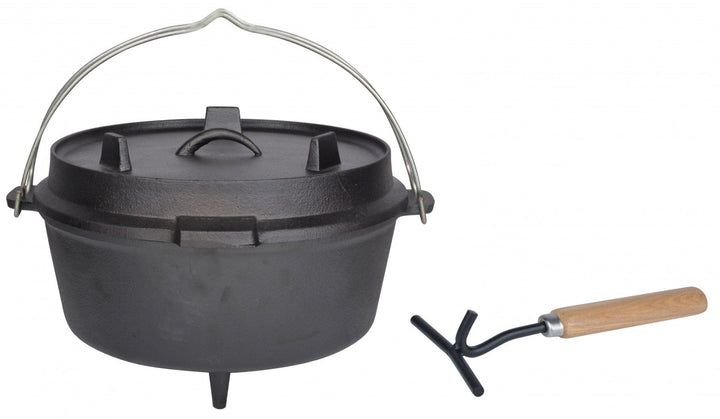 Esschert Design Dutch oven 12 Zoll, schwarz, 36.79x33.9x21.6 cm, FF235