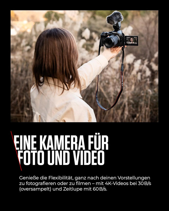 Canon EOS R7 Kamera spiegellose Camera + RF-S 18-150mm F3.5-6.3 is STM Objektiv (DSLR Upgrade, Hybri
