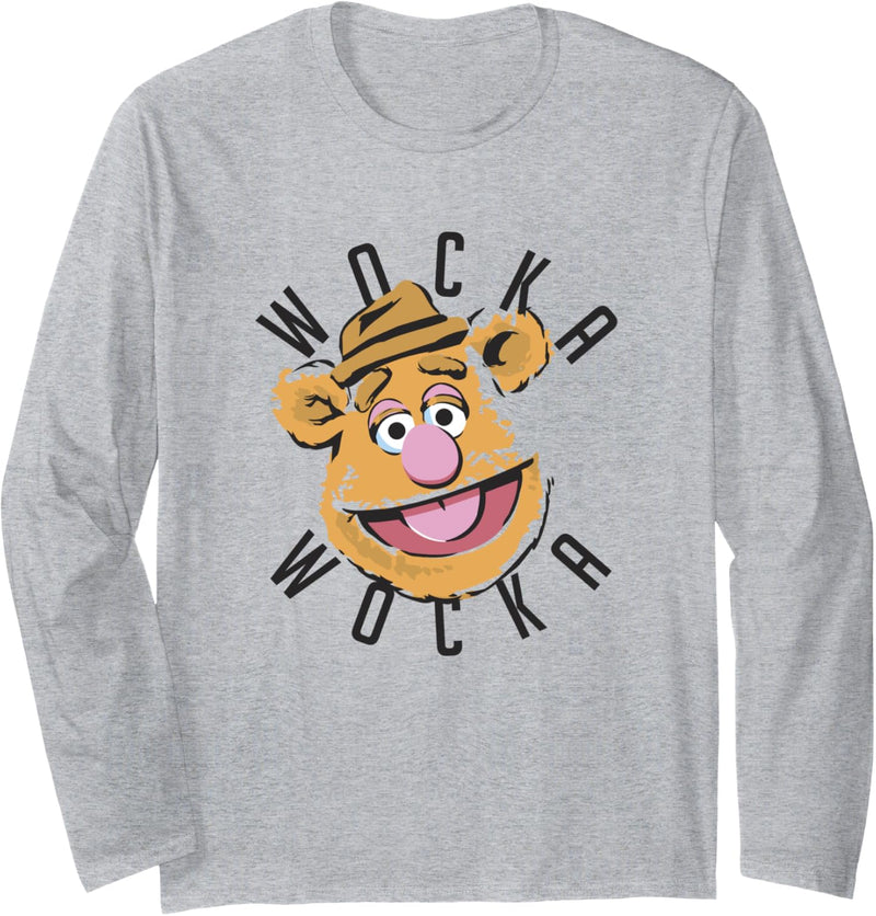 Disney Die Muppets Fozzie Bear Wocka Wocka Big Face Langarmshirt