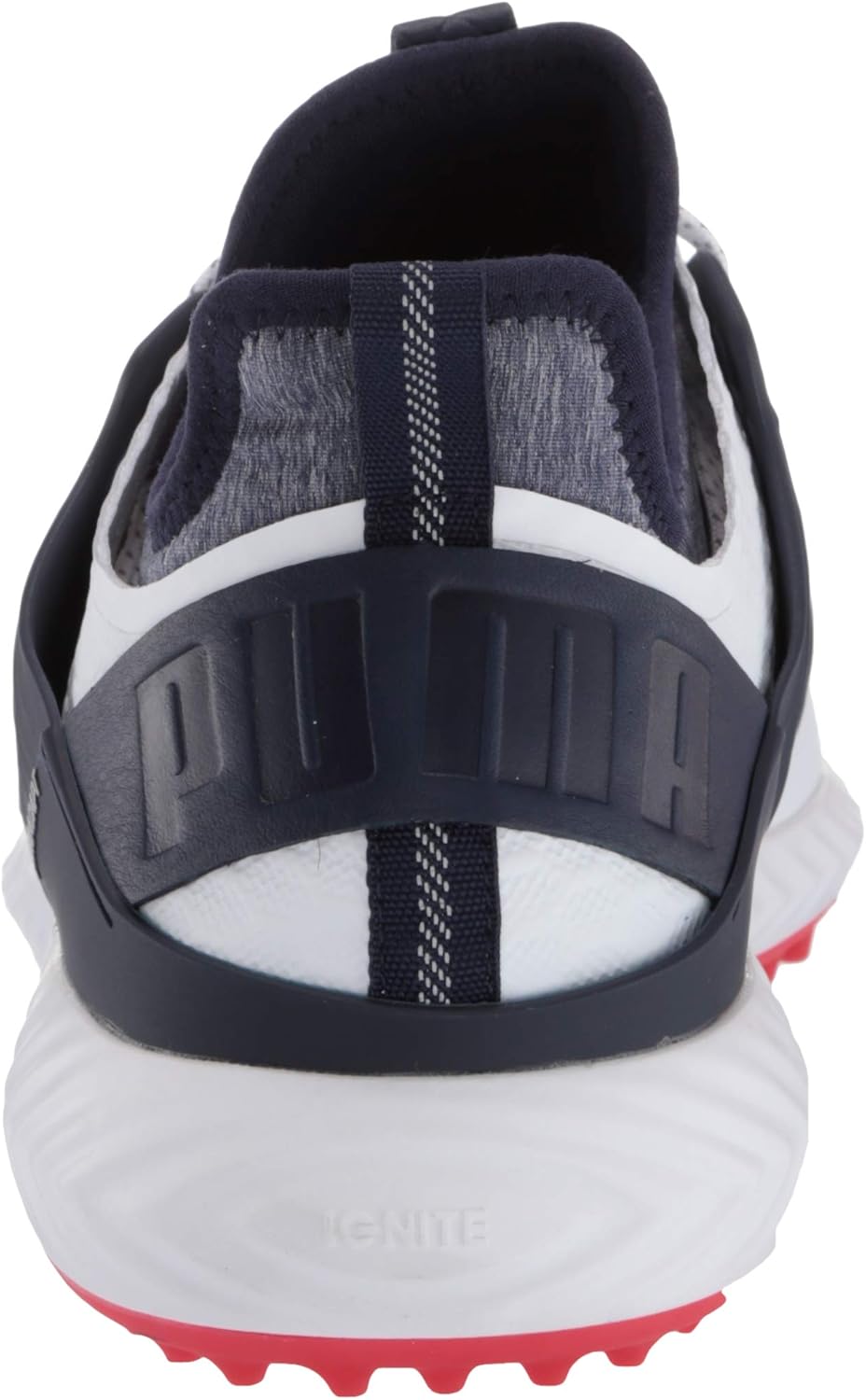 PUMA Herren Ignite Pwradapt Caged Golfschuhe 40.5 EU Puma White Puma Silver Peacoat, 40.5 EU Puma Wh
