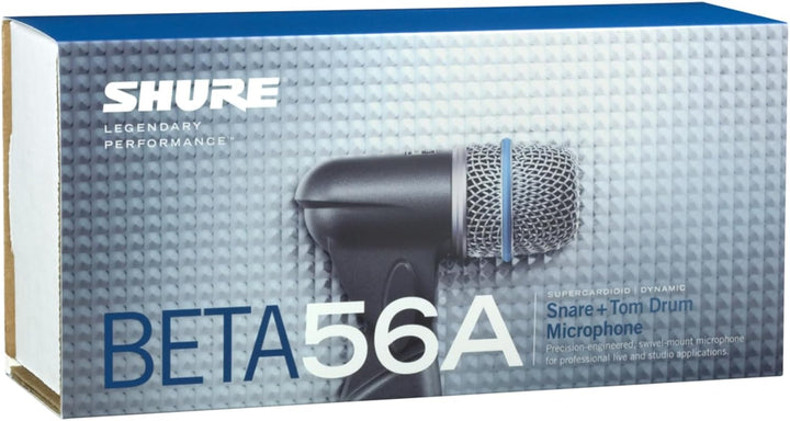 Shure BETA56A Dynamisch Mikrofon für Percussion Instruments Drehbar, Drehbar