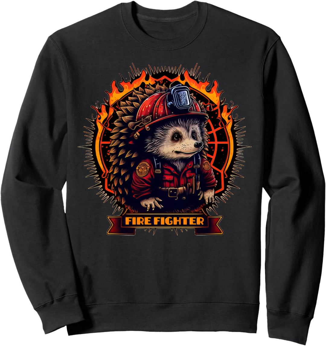 Feuerwehrmann / Igel Sweatshirt