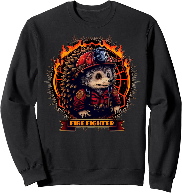 Feuerwehrmann / Igel Sweatshirt