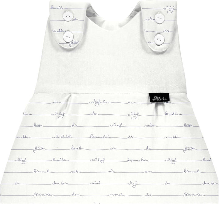 Alvi Baby-Mäxchen Aussensack Bio-Baumwolle Baby Schlafsack, 2.5 TOG, für Sommer und Winter, Ganzjahr