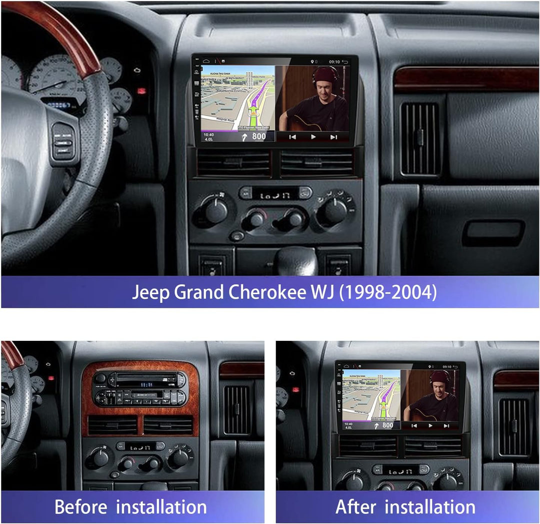JOYX Android 13 IPS Autoradio Passt für Jeep Grand Cherokee WJ (1998-2004) - 4G+64G - Eingebaut DSP/