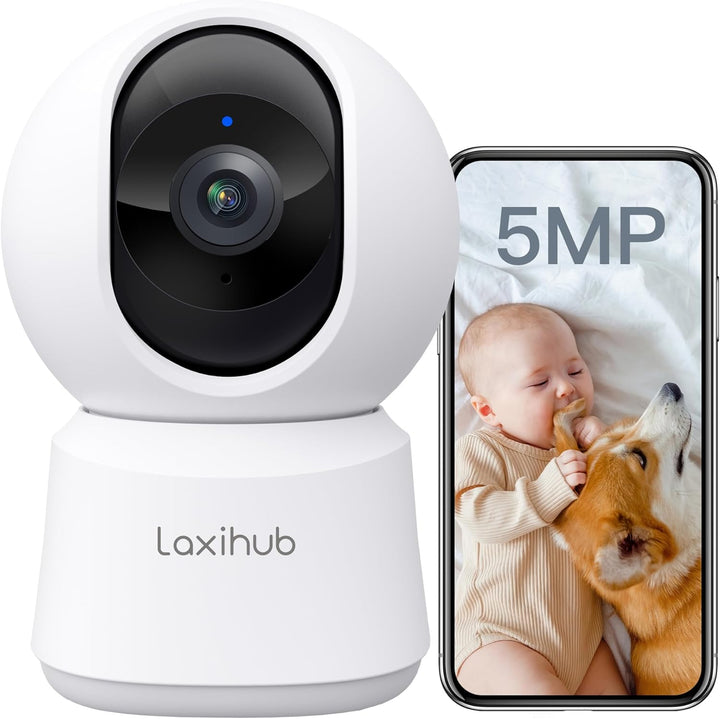 Hundekamera Laxihub Überwachungskamera Innen Kamera Hundekamera mit App WLAN 2,4 GHz Haustierkamera