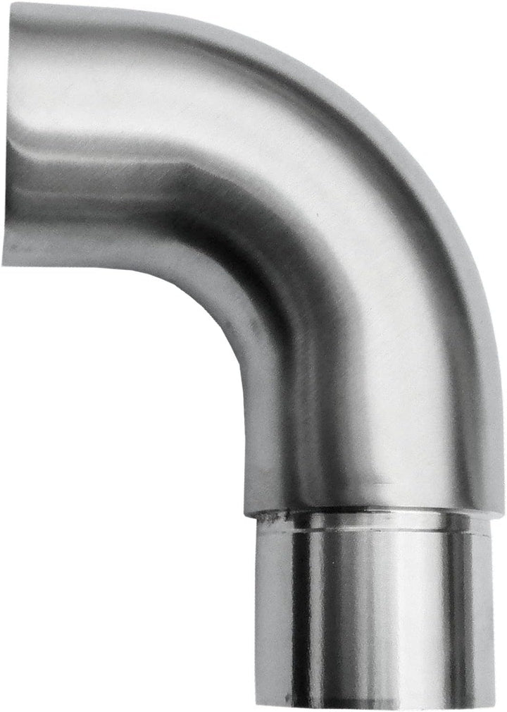 5 x Edelstahl Geländergriff, Haltegriff, Endstück, Handlaufendstück für 42,4 mm Handlaufrohr 5 Handl