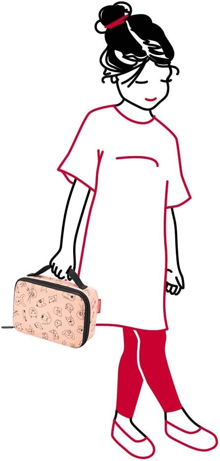 reisenthel thermocase Kleine Kühltasche für Kosmetik, Medikamente, Snacks, Couleur:rot Cats And Dogs