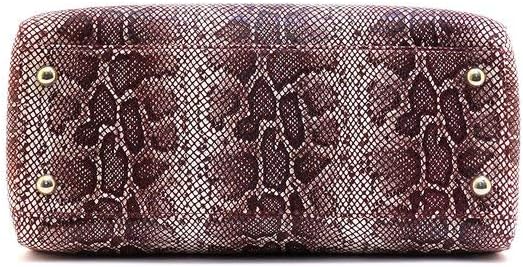 Julké Damen Handtasche ´Snakeskin Patterned´ aus Qualitäts-Ziegenleder