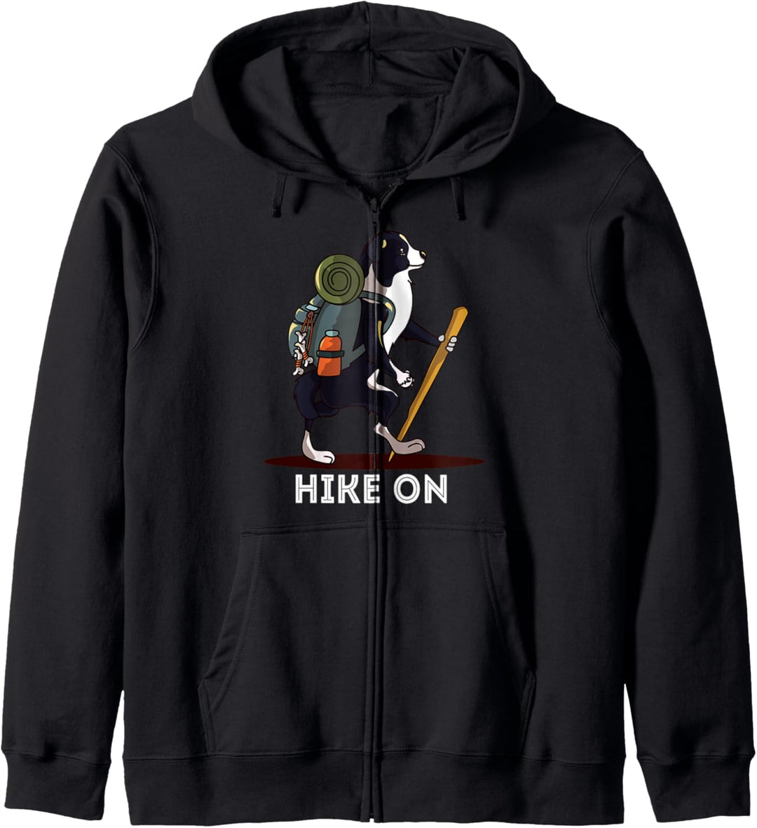 Lustige Australian Shepherd Bergsteigen Wandern Kapuzenjacke