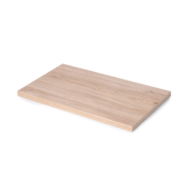 Emuca - Tischplatten für Küche, Esstisch oder Schreibtisch, Rechteckige Tischplatte 900x500mm, Eiche