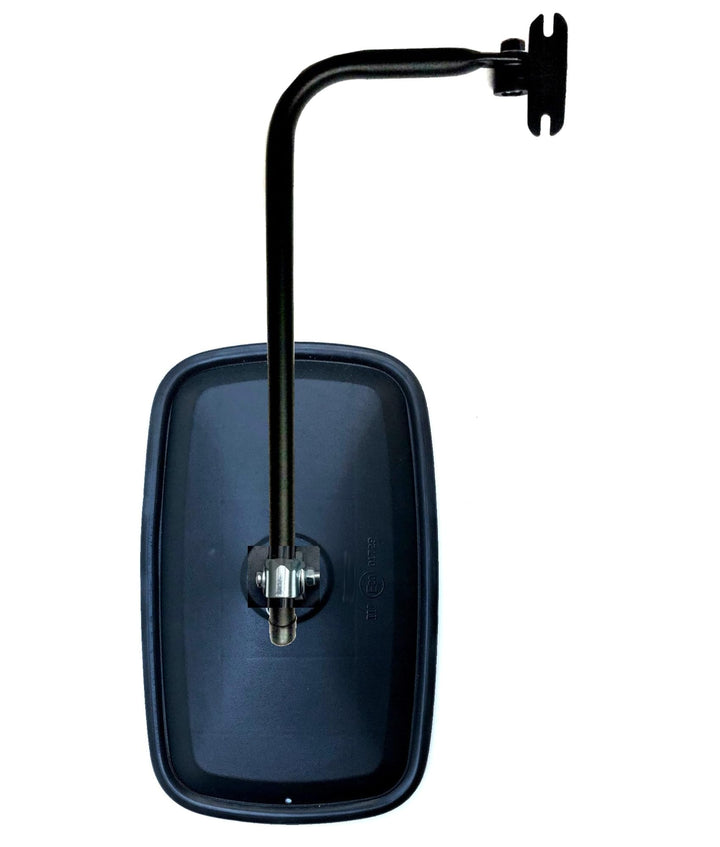 MelTruck® Aussenspiegel Seitenspiegel ø10 232x145mm E20 und Spiegelhalter 165x410 mm für Bagger Trak