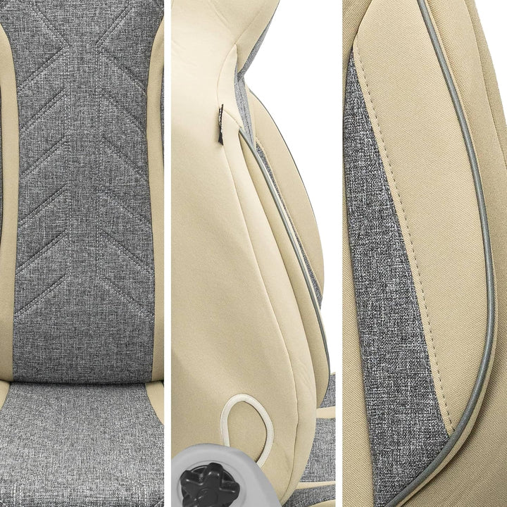 BREMER SITZBEZÜGE Mass Sitzbezüge Schonbezüge für Skoda Citigo I & II PLKT209 PLKT209 - Grau/Beige C