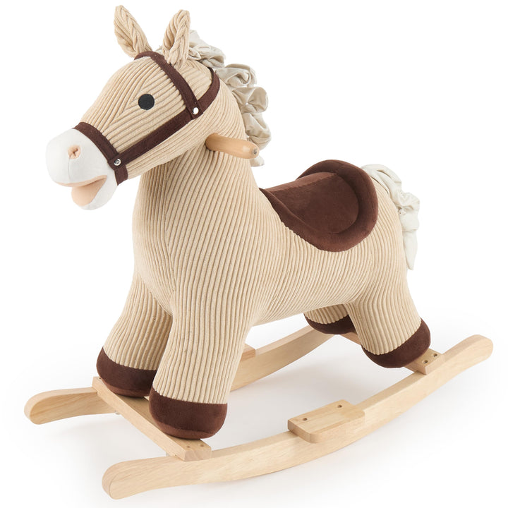 Bieco Plüsch Schaukeltier Pferd Lucky 68cm | Kinder Schaukelstuhl | Baby Schaukel | Schaukel Kleinki