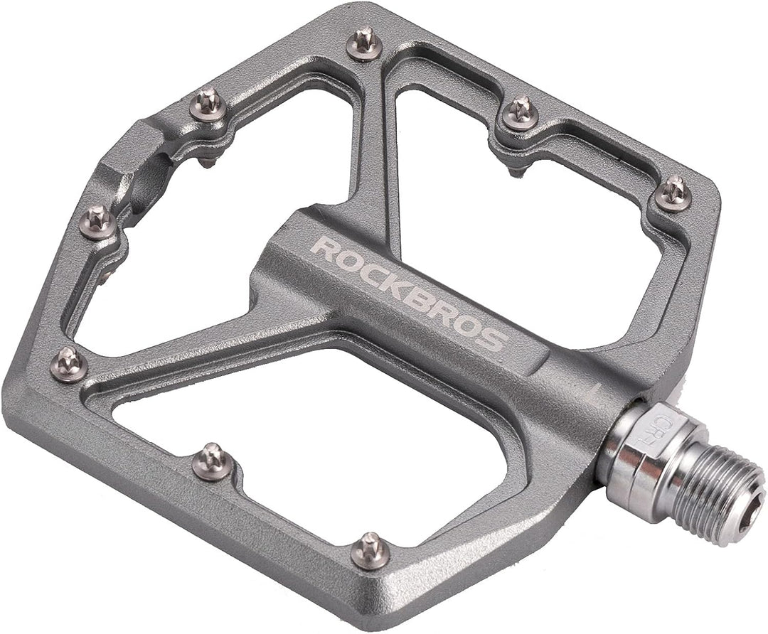 ROCKBROS Fahrradpedale Rennrad Pedale Aluminium Platform Pedale Ultraleicht Antirutsch Fahrrad Pedal