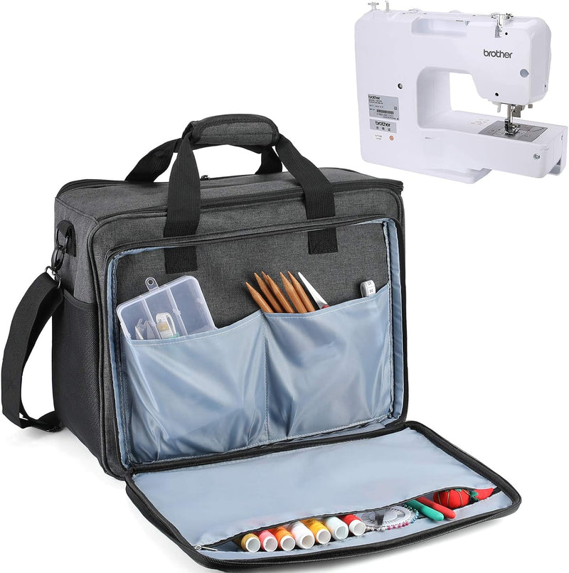 ProCase Nähmaschinentasche Universal Tasche für Nähmaschinen Singer Brother und Janome Nähutensilien