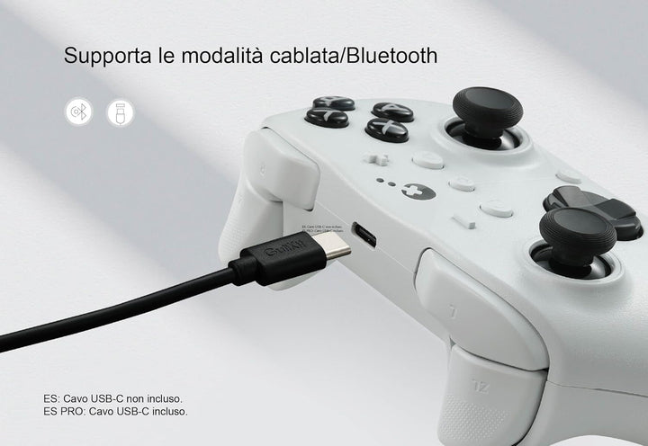 GuliKit ES PRO Wireless PC Gaming Controller für Switch 1/2, Windows/Android/Mac/Steam Deck mit 3,25
