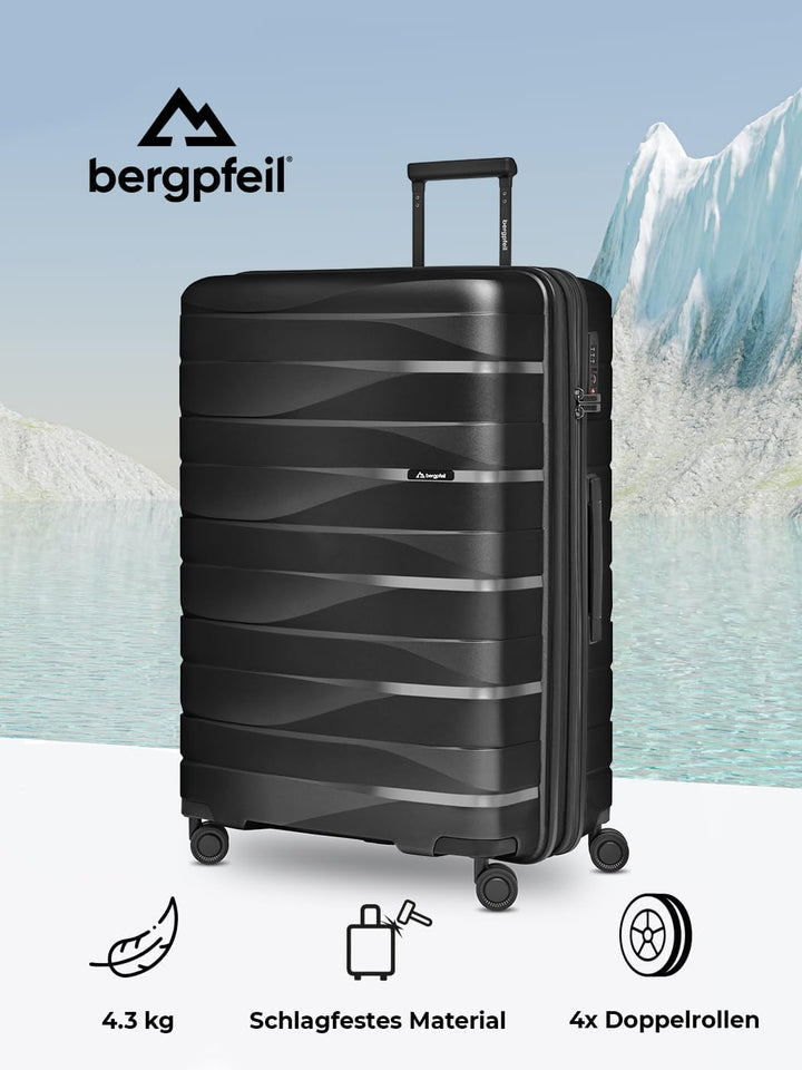 Hartschalenkoffer XL Reisekoffer leicht 77 cm | Large Trolley Unisex Polypropylen nur 4,4 kg langleb