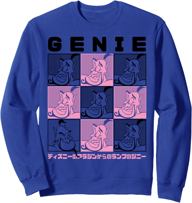 Disney Aladdin Genie Portrait Panels Sweatshirt