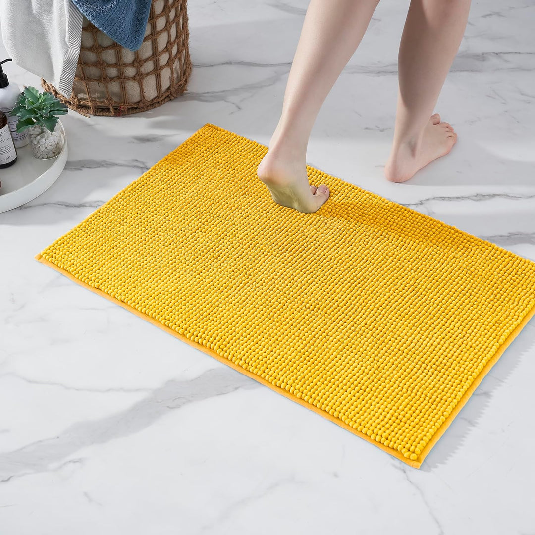 Decomira Badematte rutschfest | Als Badteppich Set kombinierbar | Badezimmer-Teppich Bad-Vorleger wa