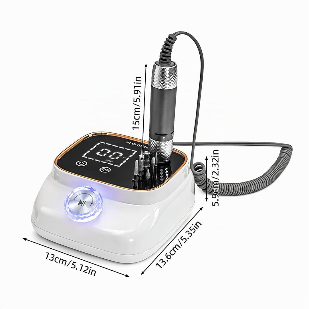 Trintion Elektrische Nagelfräser 45000 U/min Professionell, bidirektional Vorwärts/Rückwärts, geräus