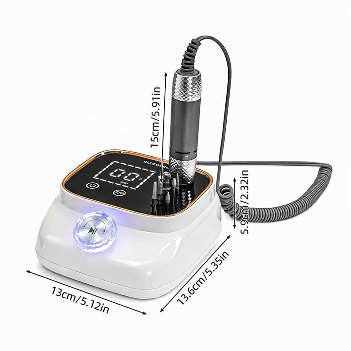 Trintion Elektrische Nagelfräser 45000 U/min Professionell, bidirektional Vorwärts/Rückwärts, geräus