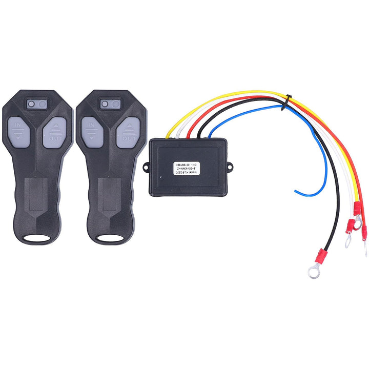 2 Stück Drahtlose Winden-Fernbedienung, Drahtloses Winden-Fernbedienungs-Controller-Kit 12 V Elektri