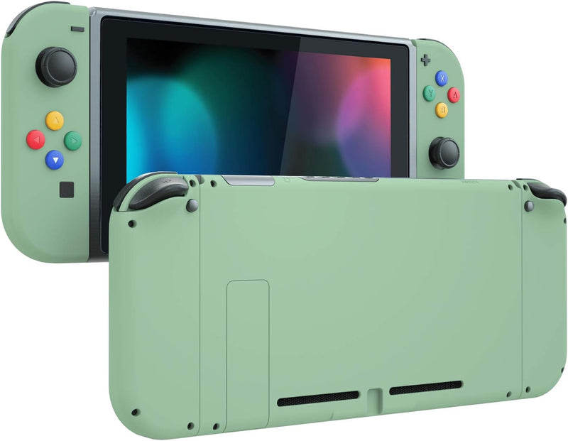 eXtremeRate Hülle Case für Nintendo Switch Joycon/Konsole, Rückgehäuse&Kickstand für Switch Console,