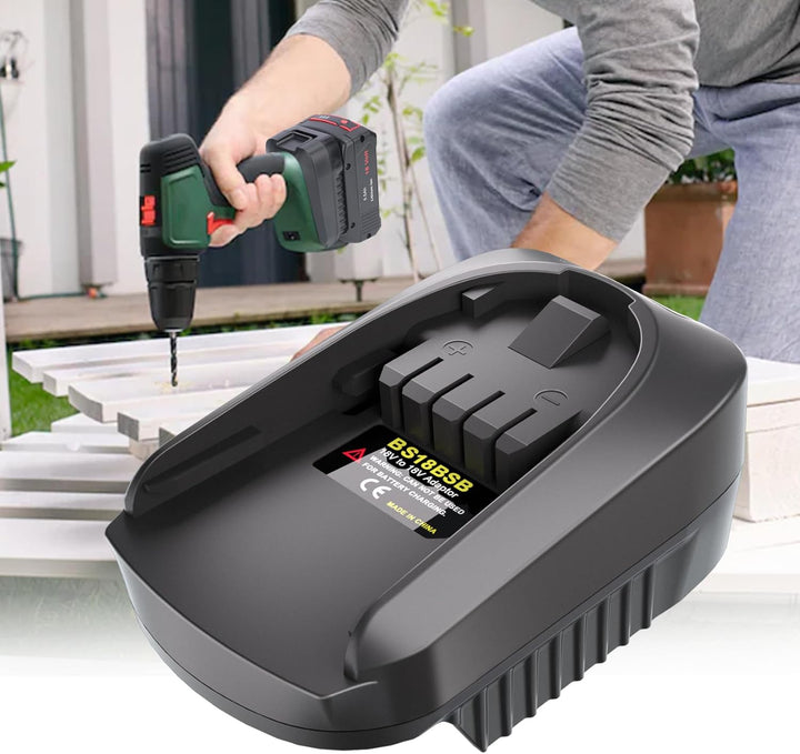für Bosch 18V Batterie-Adapter, für Bosch Professional Stystem Akku GBA 18V BAT609 BAT6100 BAT618 ar